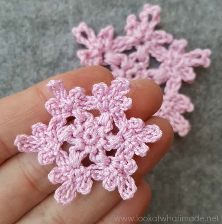 Rustic Snowflake Granny Square Pattern